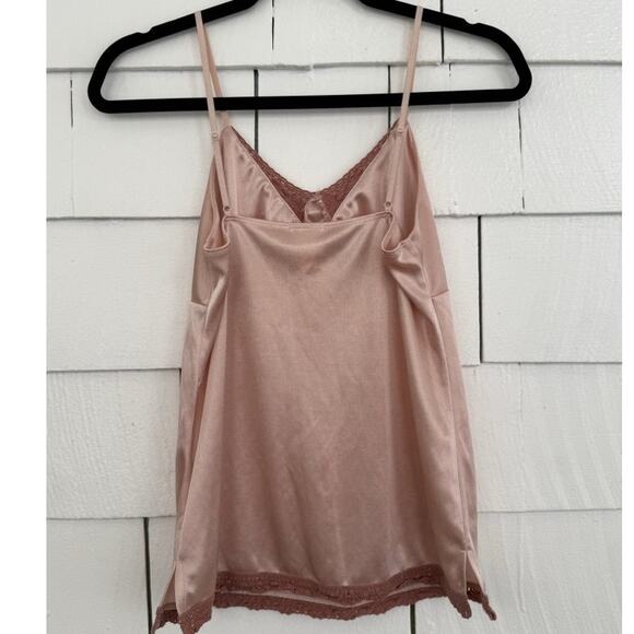 Vintage Xhilaration Women's Med Y2K Babydoll Cami Satin Dainty Coquette Tank Top - Picture 2 of 12
